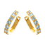 Picture of Classic Eternity Hoop Earrings Gold Plated