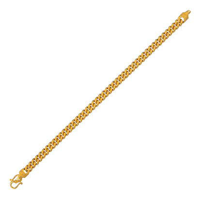 Picture of Classic Cuban Chain Bracelet Gold Plated