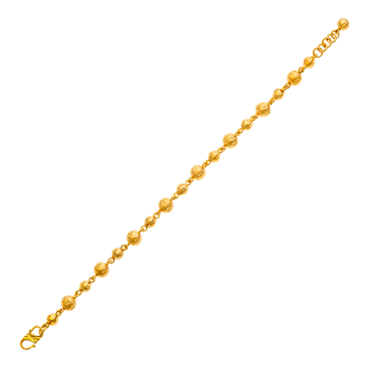 Picture of Minimalist Ball Chain Bracelet Gold Plated (Bola)