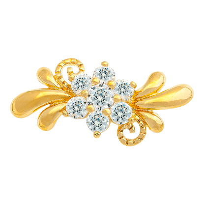 Picture of Dainty Flower Corsage Brooch Gold Plated