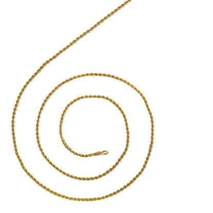 Picture of Simple Rope Chain Necklace Gold Plated (Pintal) (45cm)