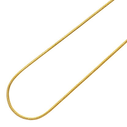 Picture of Snake Curb Chain Necklace Gold Plated (52cm)