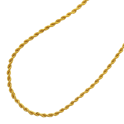 Picture of Twist Rope Chain Necklace Gold Plated (Pintal) (70cm)