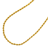 Picture of Twist Rope Chain Necklace Gold Plated (Pintal)