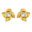 Picture of Windmill Flower Stud Earrings Gold Plated