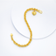 Picture of Belcher Chain Bracelet Gold Plated with Textured Heart Charm (Sauh)