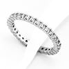 Picture of Full Eternity Ring Rhodium Plated Stackable