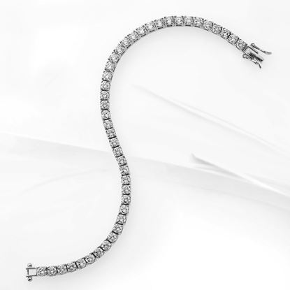 Picture of CZ Tennis Bracelet Rhodium Plated (16.5cm)