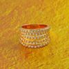 Picture of Multi Layer CZ Wrap Ring Gold Plated