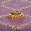 Picture of Petite Cub Chain Ring Band Gold Plated