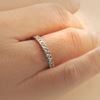 Picture of Full Eternity Ring Rhodium Plated Stackable