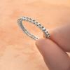 Picture of Full Eternity Ring Rhodium Plated Stackable