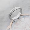 Picture of Classic Half Textured Ring Band Rhodium Plated