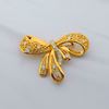 Picture of Vintage Ribbon Bow Brooch Gold Plated