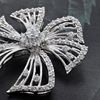 Picture of Lace Bow Flower Brooch Rhodium Plated