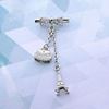 Picture of Love in Paris Fashion Brooch Rhodium Plated