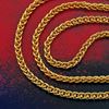 Picture of Simple Wheat Chain Necklace Gold Plated (Espiga)