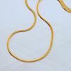 Picture of Snake Curb Chain Necklace Gold Plated (52cm)