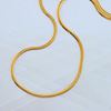 Picture of Snake Curb Chain Necklace Gold Plated