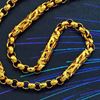 Picture of Mix Bamboo & Round Link Chain Necklace Gold Plated (Kendi Rotan) (70cm)