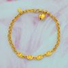 Picture of Baby Chain Anklet Gold Plated with Bell for Kids (19cm)