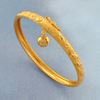 Picture of Vintage Starry Textured Bangle Gold Plated for Kids