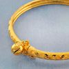 Picture of Vintage Starry Textured Bangle Gold Plated for Kids