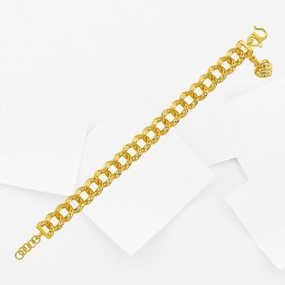 Picture of Mini Link Bracelet Gold Plated for Kids (Mini Donut Italia) (13-14cm)