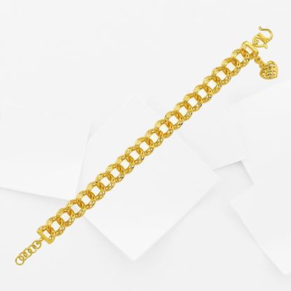 Picture of Mini Link Bracelet Gold Plated for Kids (Mini Donut Italia)