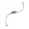 Picture of Sunflower Hijab Mask Connector Bracelet Rhodium Plated