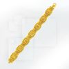 Picture of Bold Square Link Bracelet Gold Plated (Biskut Tawar)