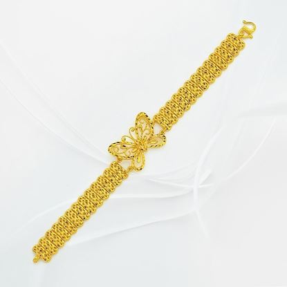 Picture of Butterfly Link Bracelet Gold Plated (Pulut Dakap Rama Rama)