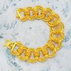 Picture of Interlocking Round Link Chain Bracelet Gold Plated (Coco Candy)