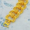 Picture of Interlocking Round Link Chain Bracelet Gold Plated (Coco Candy)