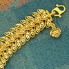 Picture of Small Ketum Leaves Bracelet Gold Plated