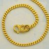 Picture of Thin Curb Chain Necklace Gold Plated