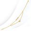 Picture of Layered Butterfly Anklet in Gold Plated