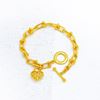 Picture of U Link Hardware T-Bar Toggle Bracelet Gold Plated