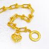 Picture of Gold Plated Bracelet Jewellery (Rantai Tangan Hardware Love T-Bar) (BT5047)