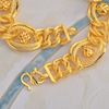 Picture of Double Link Chain Bracelet Gold Plated with Ball Beads (Coco Bola)