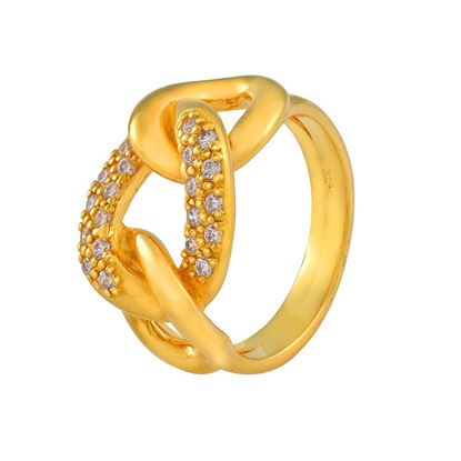 Picture of Cuban Chain Ring Gold Plated