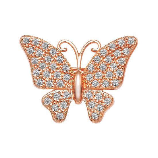 Picture of Mini Butterfly Brooch Rose Gold Plated