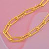 Picture of Paperclip Chain Necklace Gold Plated