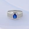 Picture of Rhodium Plated 925 Silver Ring Jewellery (Men) (RG5118)