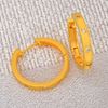 Picture of Minimalist CZ Hoop Earrings Gold Plated