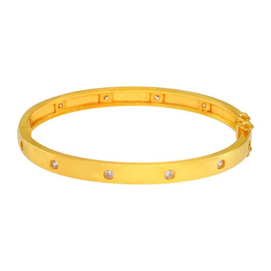 Picture of Simple CZ Classic Bangle Bracelet