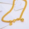 Picture of Curb Chain Anklet Gold Plated