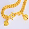 Picture of Curb Chain Anklet Gold Plated