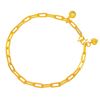 Picture of Paperclip Chain Anklet Gold Plated