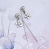 Picture of Mini Star Dangle Hijab Scarf Pins Rhodium Plated with CZ